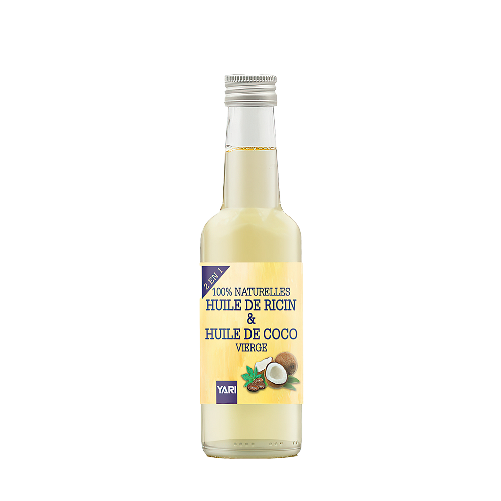 YARI HUILE RICIN ET COCO 100 NATURELLE 250ML